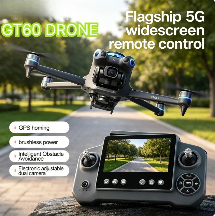 Drone Surveying - 오리지널 GT60 GPS 접이식 RC 쿼드콥터